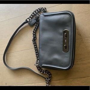 Authentic Coach Purse. Black leather shoulder/crossbody.